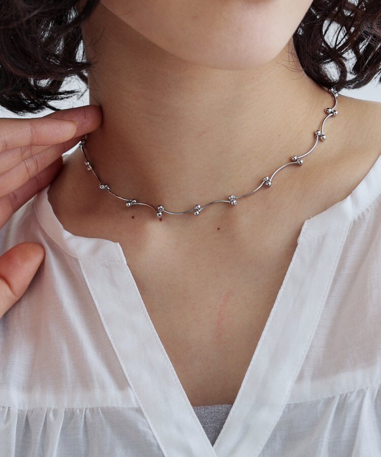 【SALE／37%OFF】GALLEST ニュアンスチェーンネックレス ギャレスト アクセサリー・腕時計 ネックレス シルバー ゴールド