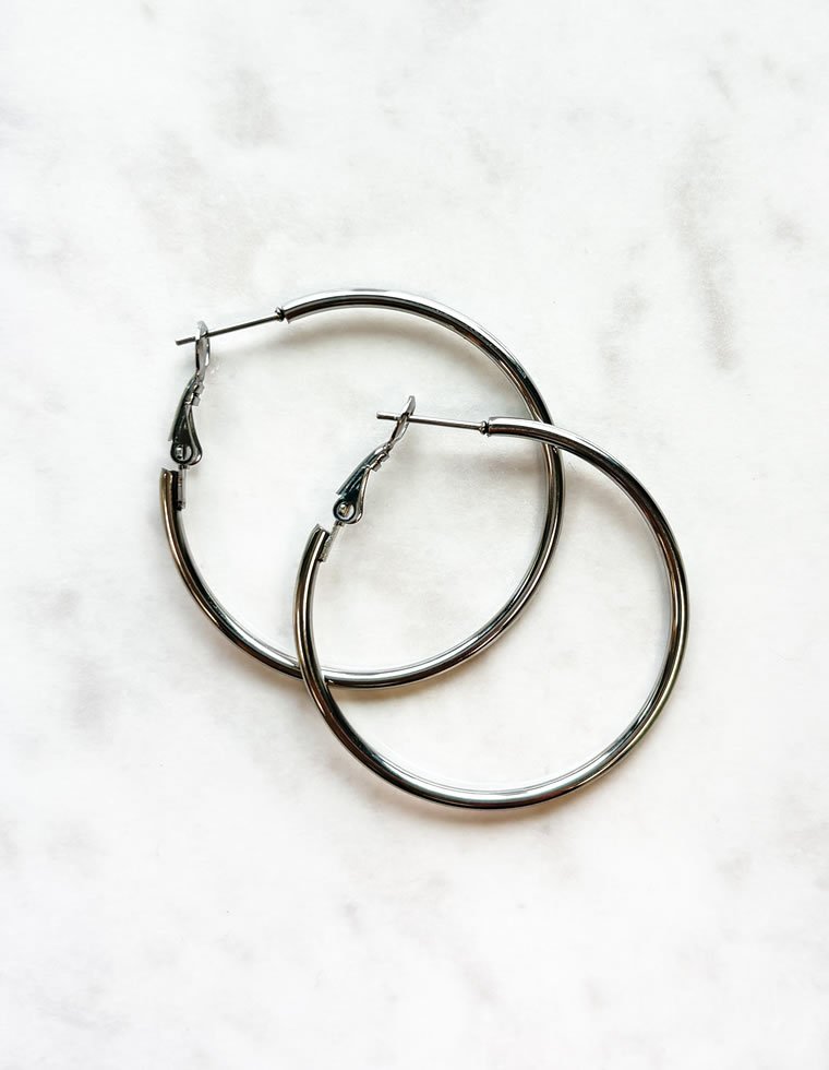 Re:EDIT サージカルステンレスフープピアス リエディ アクセサリー・腕時計 ピアス シルバー ゴールド stylife-15836860 Rakuten Fashion サンプル画像3