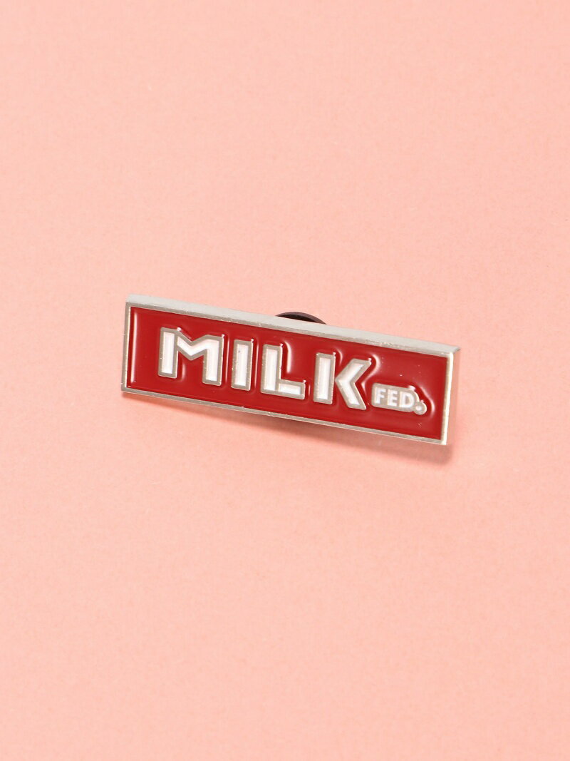 【SALE／50%OFF】MILKFED. BAR PINS ミルクフェド アクセサリー・腕時計 ブローチ・コサージュ・バッジ レッド ブラック