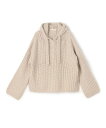 【SALE/30%OFF】GALERIE VIE コットンカシミヤパイル フーデッドプルオーバー トゥモローランド トップス パーカー・フーディー グレー【送料...