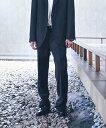 COMME CA MEN 【COMME CA MEN】【ブライトリーセットアップ】ウールトロ 2WAYストレッチ ワンタックテーパードパンツ コムサメン スーツ...