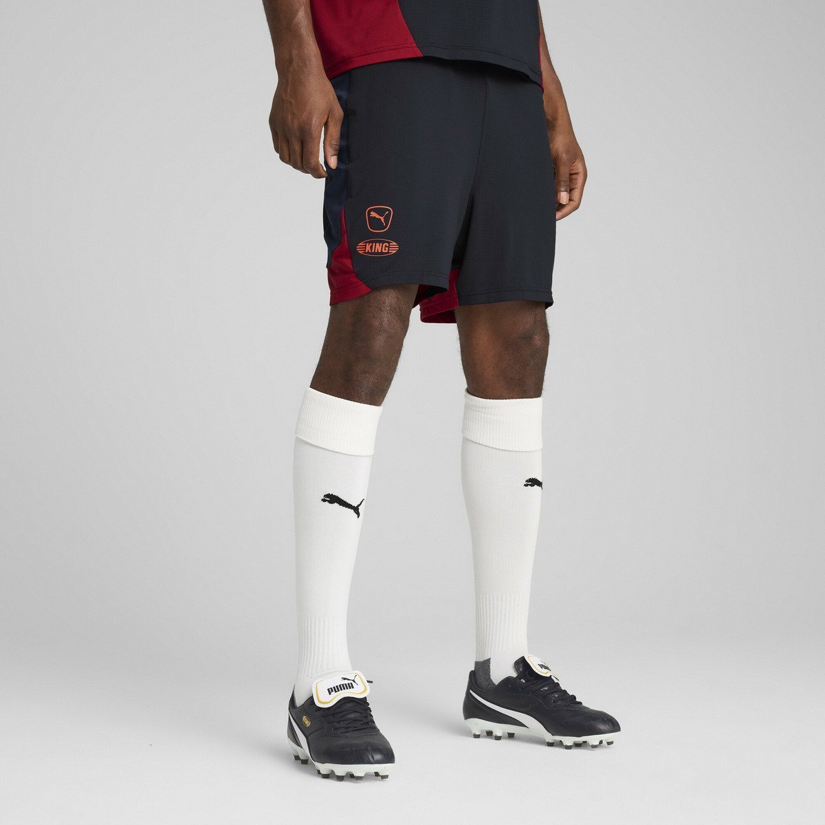 【SALE／30%OFF】PUMA メンズ サッカー キング プロ ショーツ プーマ パンツ その他のパンツ ブラック