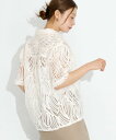 【SALE/20%OFF】Sonny Label テープレース半袖シャツ サニーレーベル トップス シャツ・ブラウス ホワイト ベージュ グレー【送料無料】