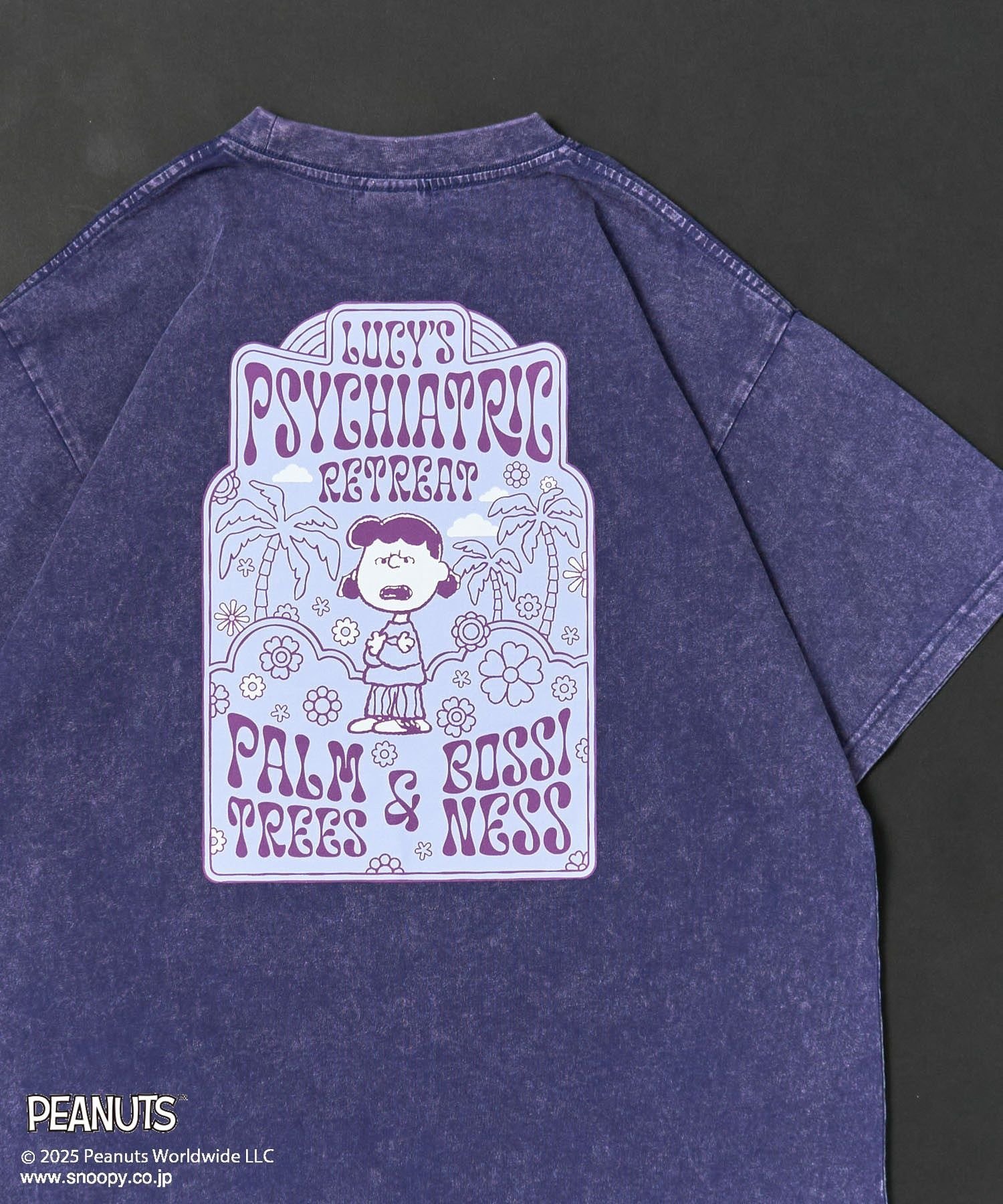【SALE／40%OFF】CRAFT STANDARD BOUTIQUE PEANUTS/ピーナッツ ルーシーTEE クラフトスタンダードブティック トップス カットソー・Tシャツ グレー パープル