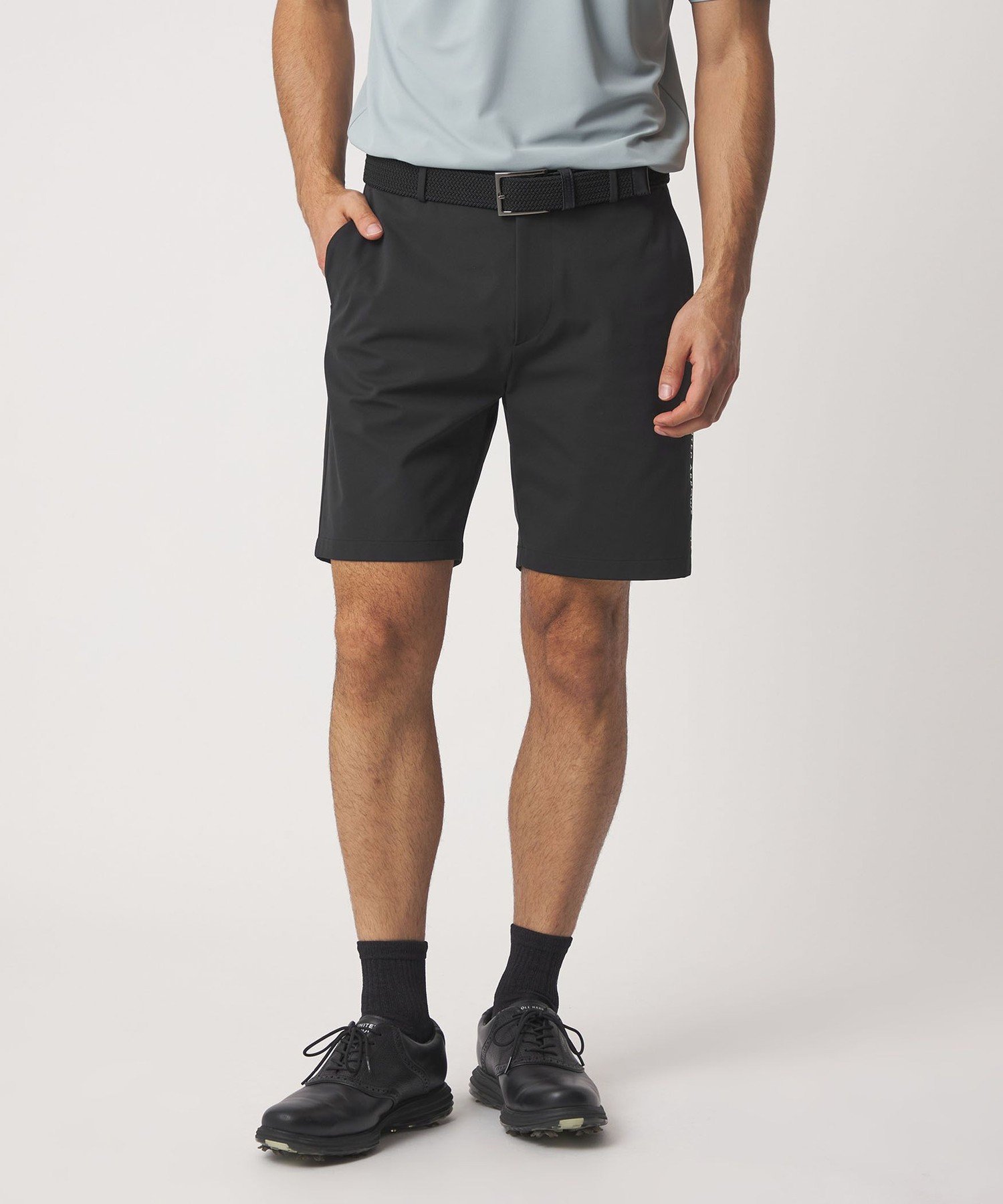 UNITED ARROWS GOLF メンズ ベーシック ショートパンツ 2WAYストレッチ ユナイテッドアローズ パンツ その他のパンツ ブラック ホワイト【送料無料】