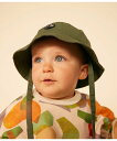 【SALE/20%OFF】PETIT BATEAU サージ織クロシェ プチバトー 帽子 ハット グリーン