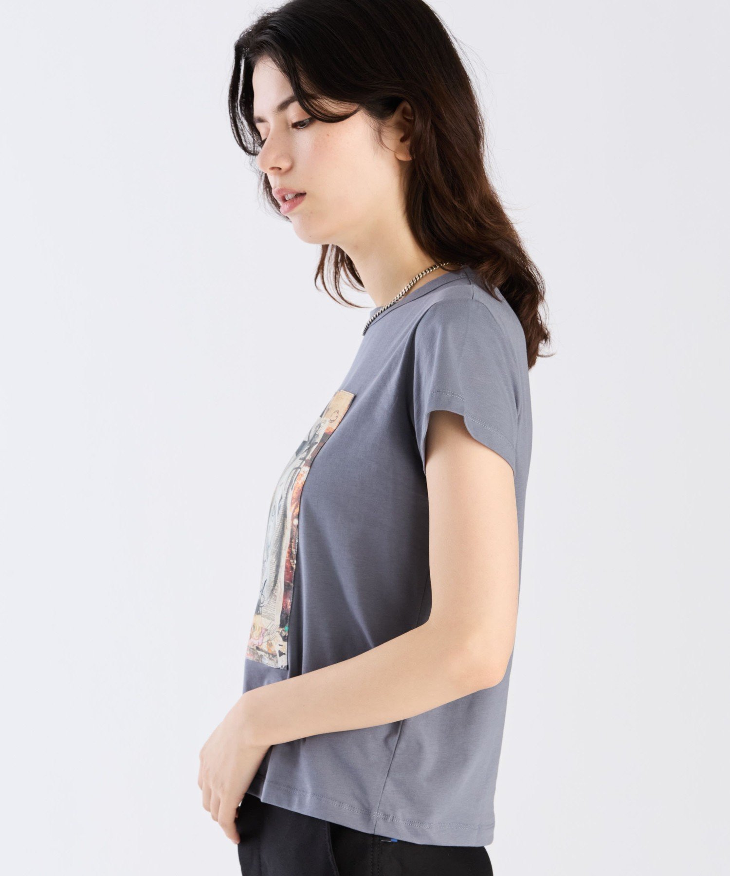 SEV1 TS BRANDO アーティストTシャツ LT66 Art アニエスベー トップス カットソー・Tシャツ グレー