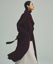 ICB L 【CLASSY.1月号掲載】WoolRever ロングコート アイシービー ジャケット・アウター トレンチコート ブラック【送料無料】(4)