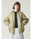 MidiUmi MidiUmi 中綿ブルゾン マーコート ジャケット・アウター テーラードジャケット・ブレザー カーキグリーン ホワイト ブラック【送料無料】