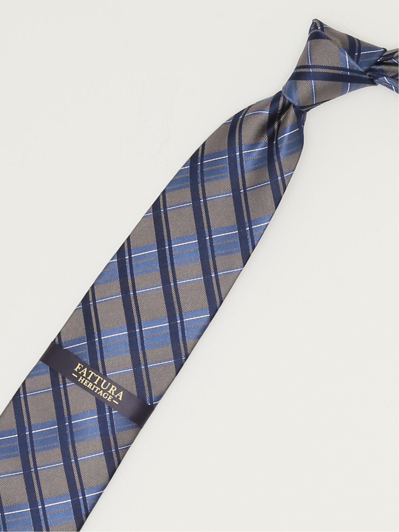 【SALE／10%OFF】TAKA-Q ファットゥーラ/FATTURA シルク撥水加工 レギュラータイ 8.0cm幅 タカキュー スーツ・フォーマル ネクタイ・蝶ネクタイ グレー【送料無料】