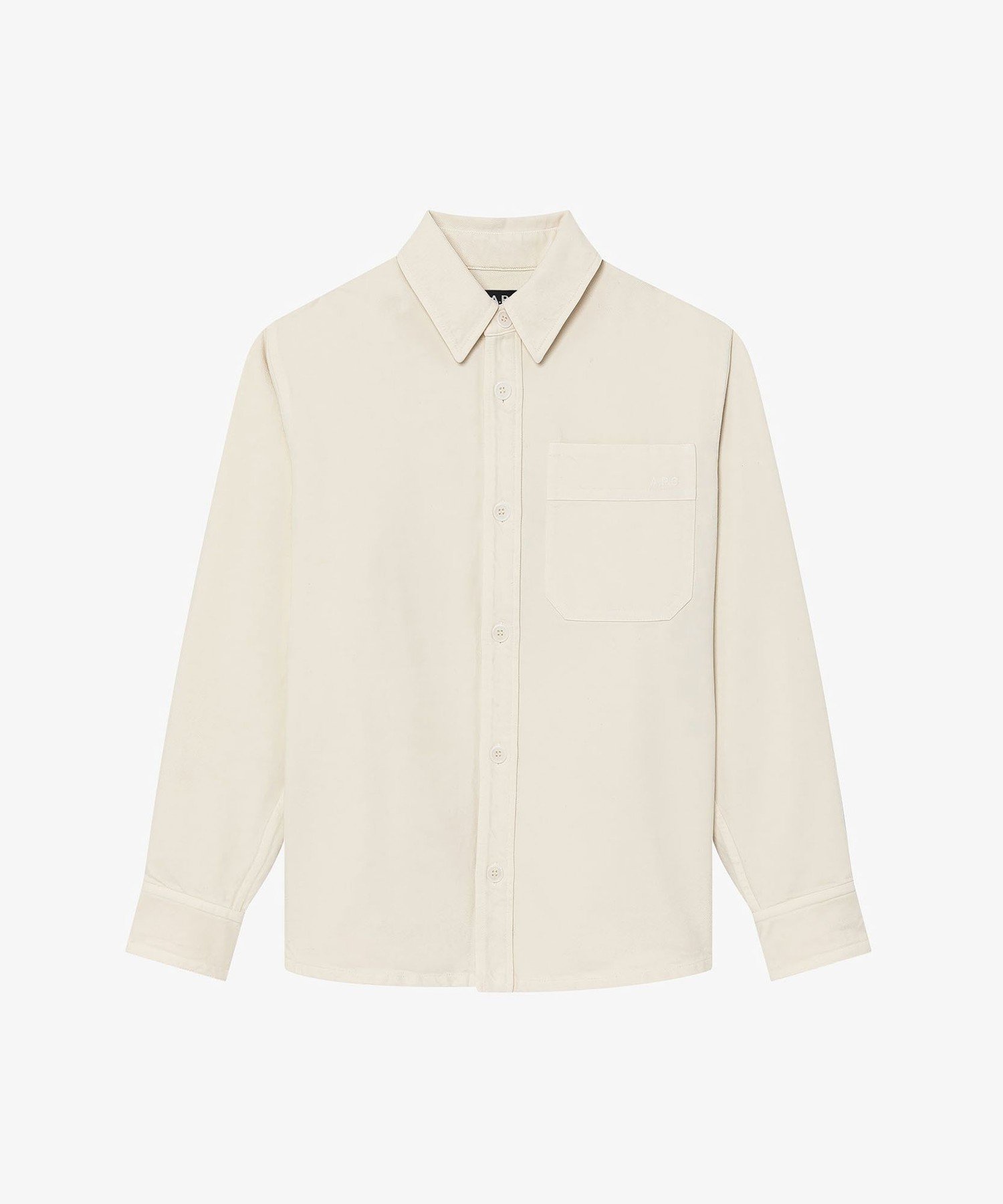 A.P.C. Basil 刺繍入りオーバーシャツ アー・ぺー・セー トップス シャツ・ブラウス ホワイト【送料無..