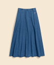 BROOKS BROTHERS 【Double B Collection】 コットン デニム BBロゴ フレアスカート ブルックス ブラザーズ スカート その他...
