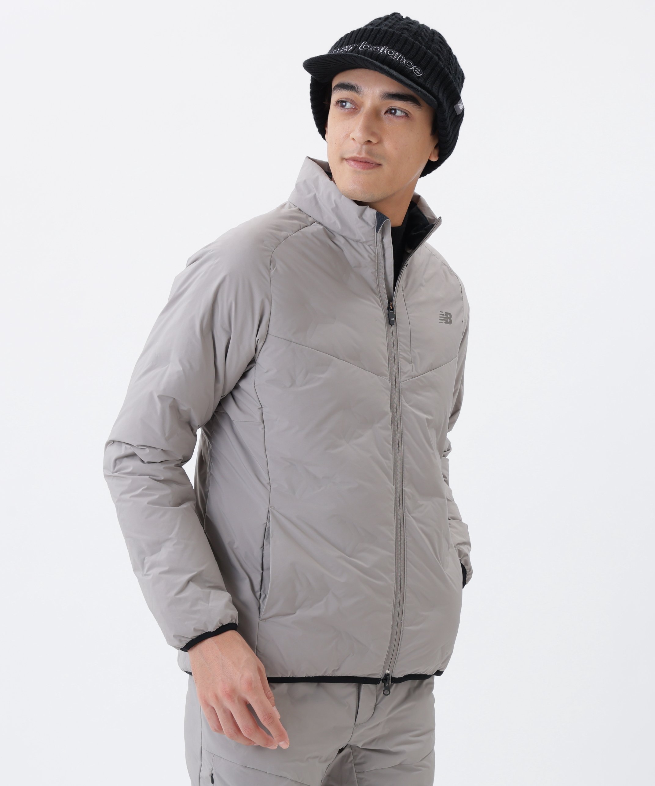 【SALE／30%OFF】New Balance Golf 撥水 保温 ライトダウン フルジップ ブルゾン (MENS) ニューバランスゴルフ ジャケット・アウター ブルゾン・ジャンパー ホワイト ブラウン ブラック【送料無料】