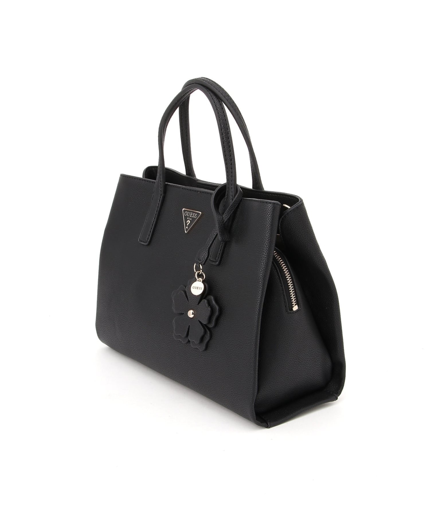 GUESS/(W)LUCCI Girlfriend Satchel ゲス バッグ トートバッグ ブラック ブラウン