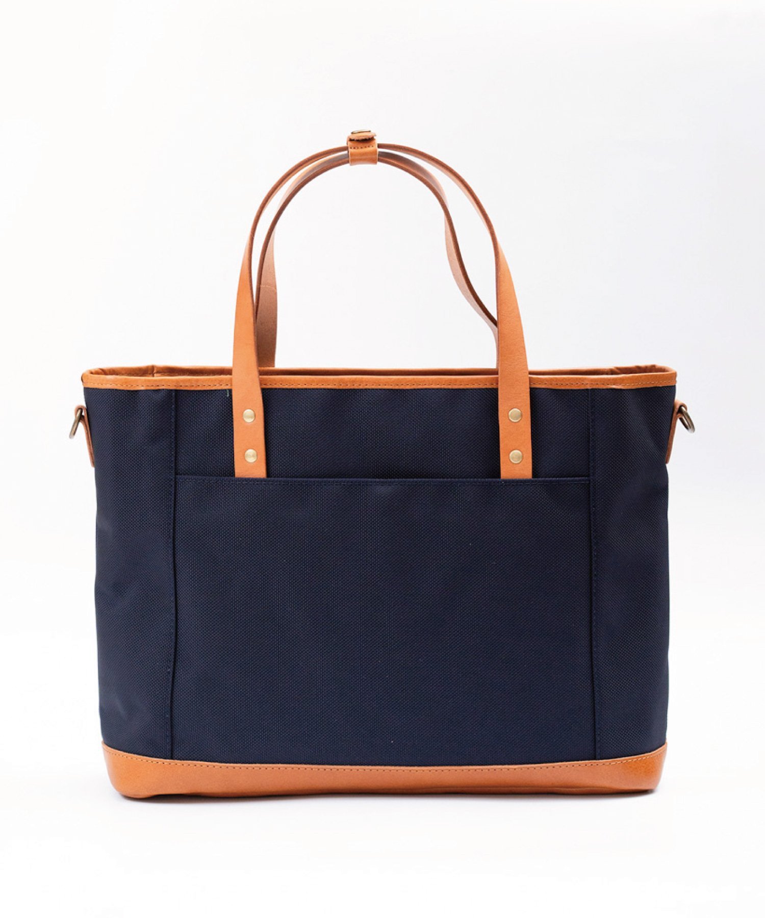 WONDER BAGGAGE 2WAYトートバッグ 大容量 通勤 通学 ショルダー別売り ワンダーバゲージ バッグ トートバッグ ネイビー