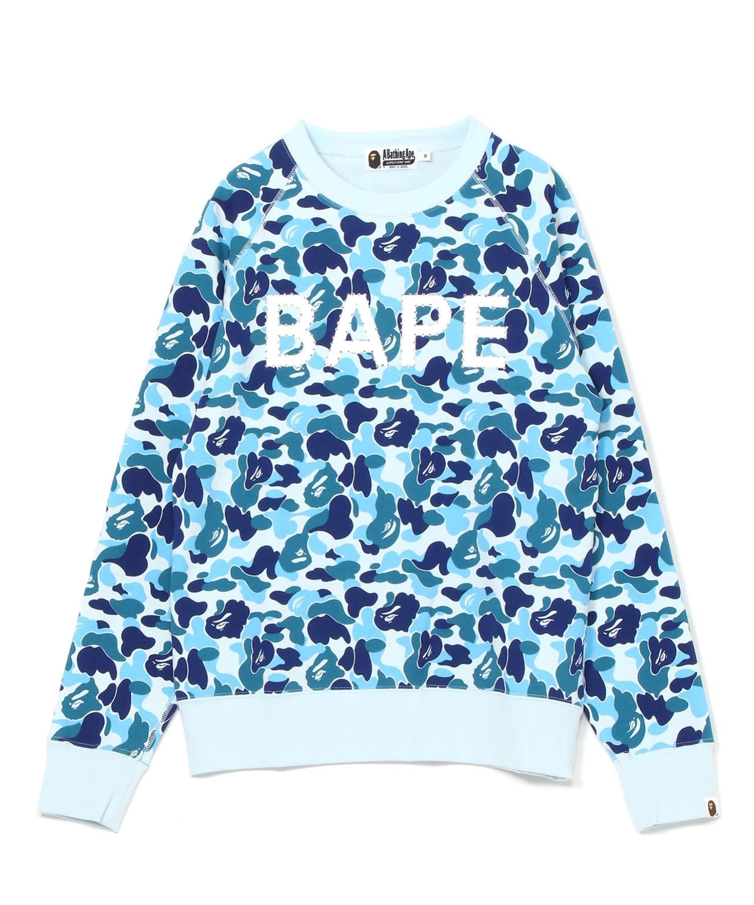 A BATHING APE ABC CAMO CRYSTAL STONE CREWNECK A xCVO GCv gbvX XEFbgEg[i[ u[ O[ O[ sN   