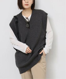 ジャーナルスタンダード レリューム 服 レディース JOURNAL STANDARD relume 《追加》ストレッチコットンブレンドベスト ジャーナル スタンダード レリューム トップス ベスト・ジレ グレー【送料無料】