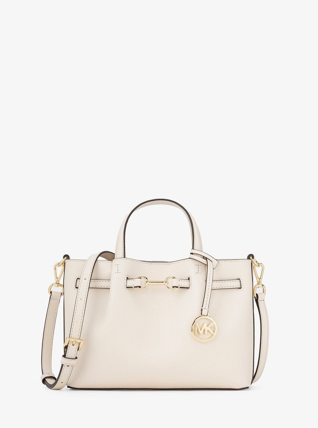 【SALE／74%OFF】MICHAEL KORS CARSON センタージップ サッチェル スモール マイケルコース マイケル・コース バッグ ハンドバッグ ベージュ【送料無料】のサムネイル