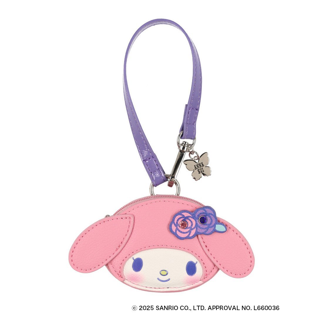 ANNA SUI アナスイ ANNA SUI ANNA SUI * MY MELODY & KUROMI チャーム クイーポ 財布・ポーチ・ケース ポーチ ピンク【送料無料】のサムネイル