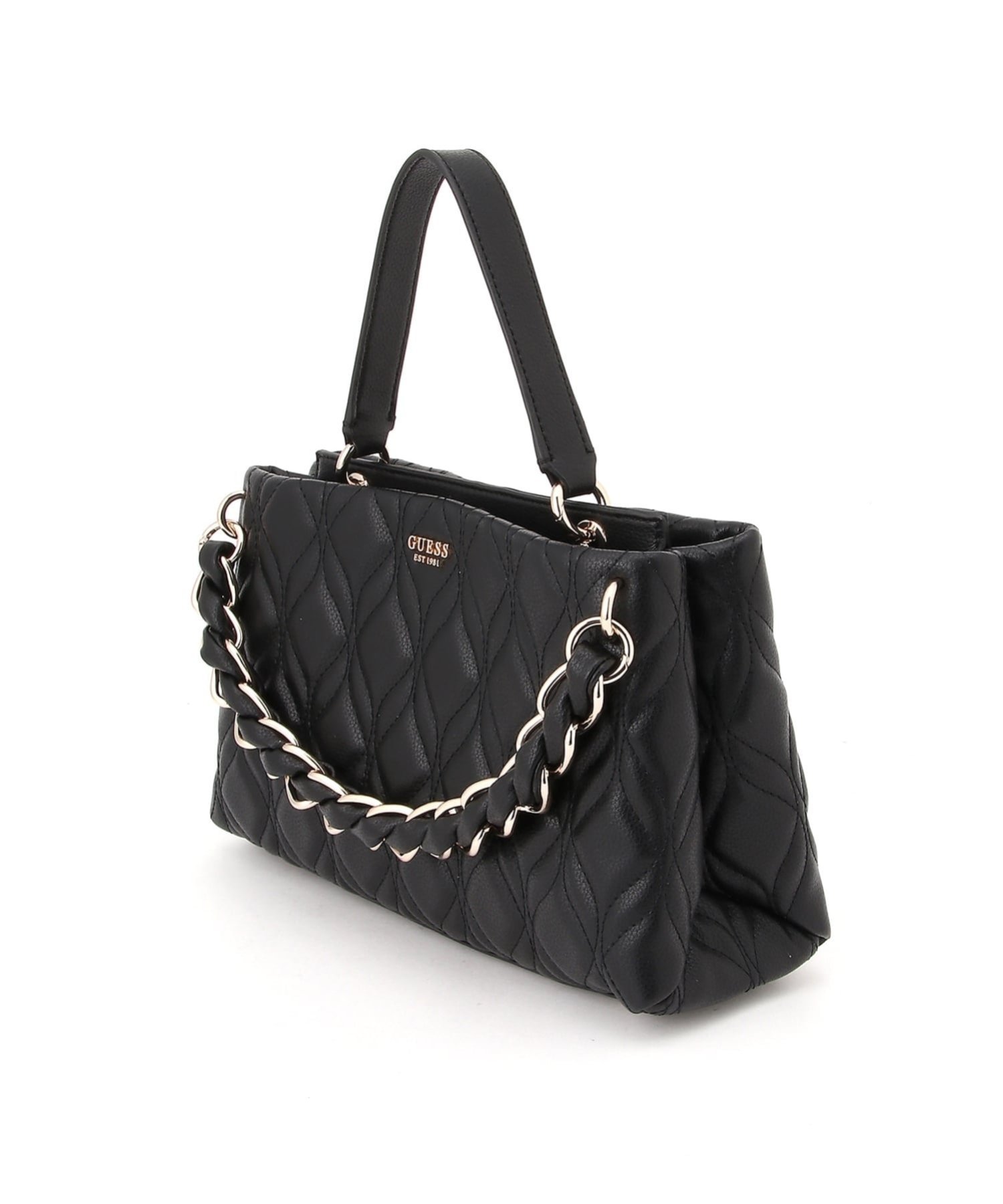 GUESS/(W)MAXINE Satchel ショルダーバッグ ゲス バッグ ショルダーバッグ ブラック