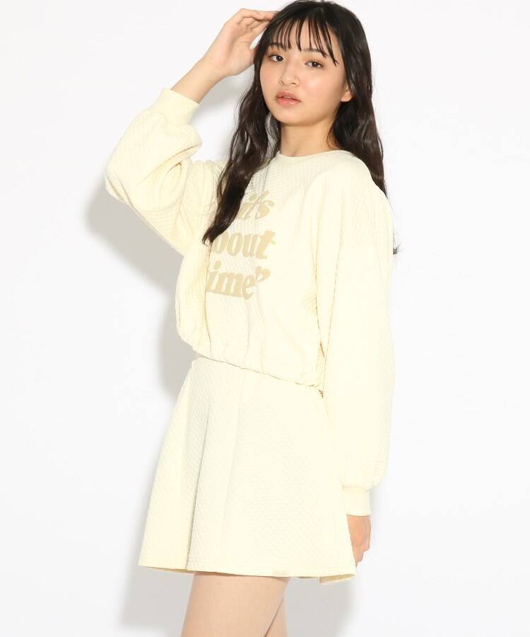 【SALE／60%OFF】PINK-latte 【セットアイテム】キルティングセットアップ ピンク ラテ ワンピース・ドレス その他のワンピース・ドレス ホワイト グレー ブルーのサムネイル