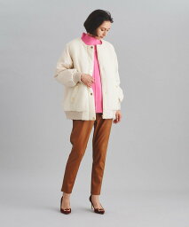 グレースコンチネンタル アウター（レディース） 【SALE／30%OFF】GRACE CONTINENTAL シャギーコンビブルゾン グレースコンチネンタル ジャケット・アウター ブルゾン・ジャンパー ホワイト【送料無料】