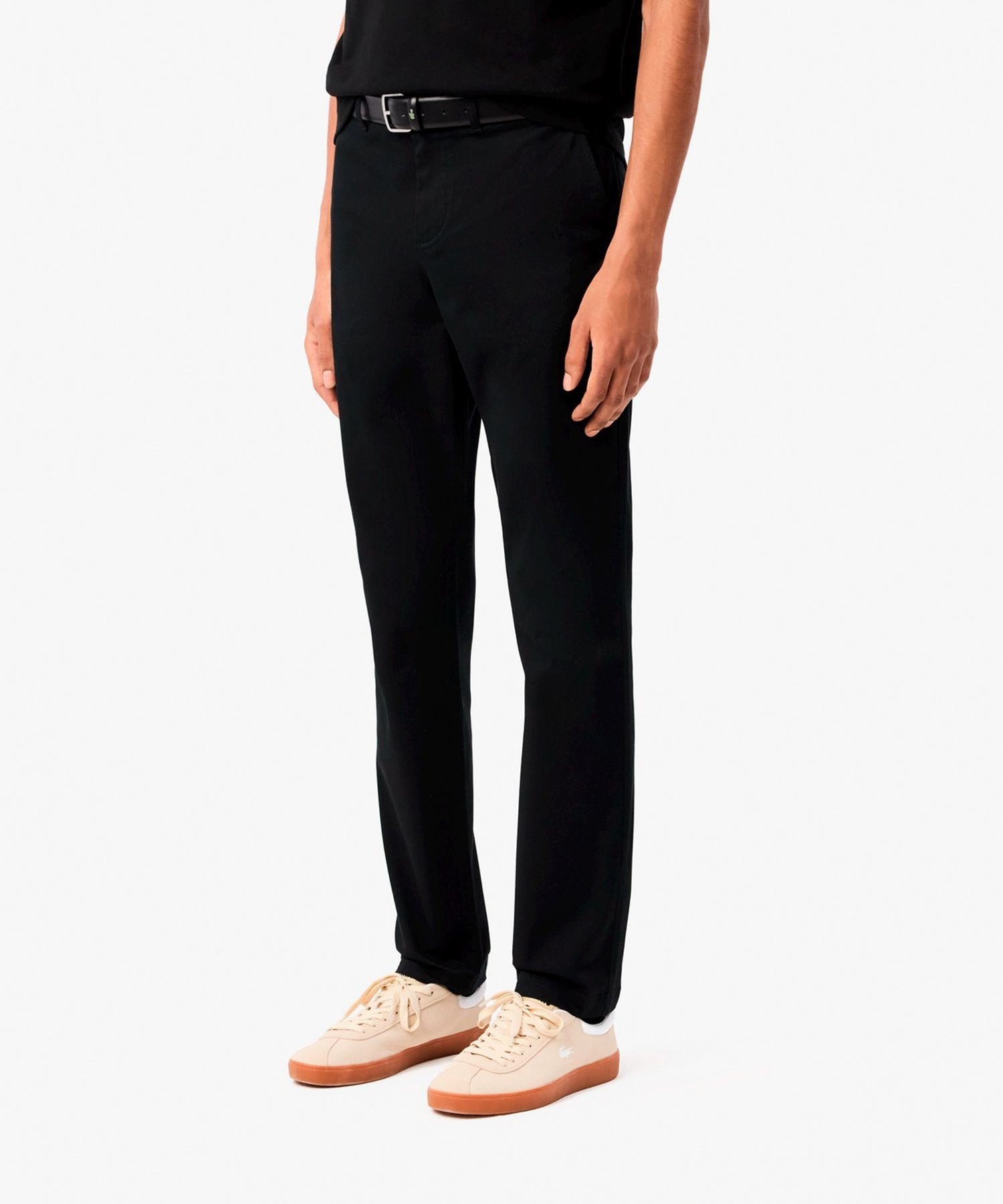 【SALE／30%OFF】LACOSTE スリムフィットストレート ストレッチチノパンツ ラコステ パンツ チノパンツ カーキグリーン ネイビー ブルー ブラック グリーン ベージュ ブラウン【送料無料】