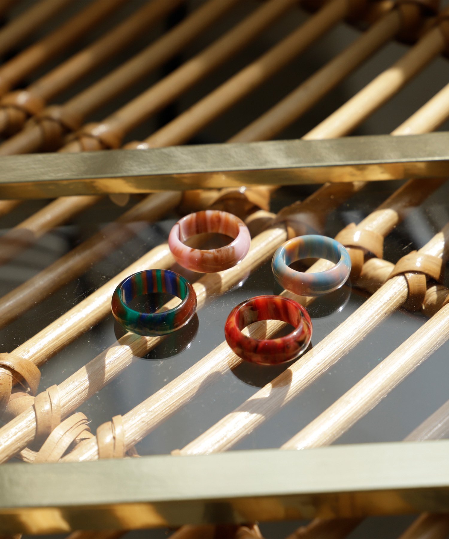 【SALE／40%OFF】aroco マーブルカラーリング ヴィータフェリーチェ アクセサリー・腕時計 リング・指..