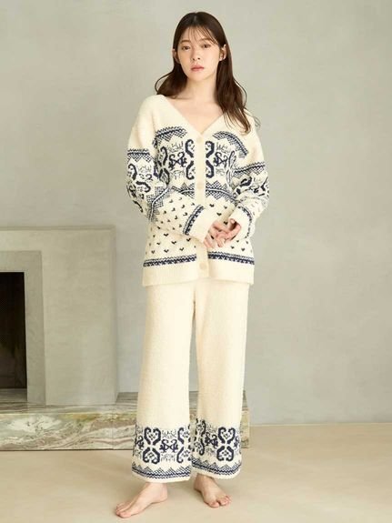 SNIDEL HOME ノルディックロングパンツ スナイデルホーム パンツ その他のパンツ レッド【送料無料】