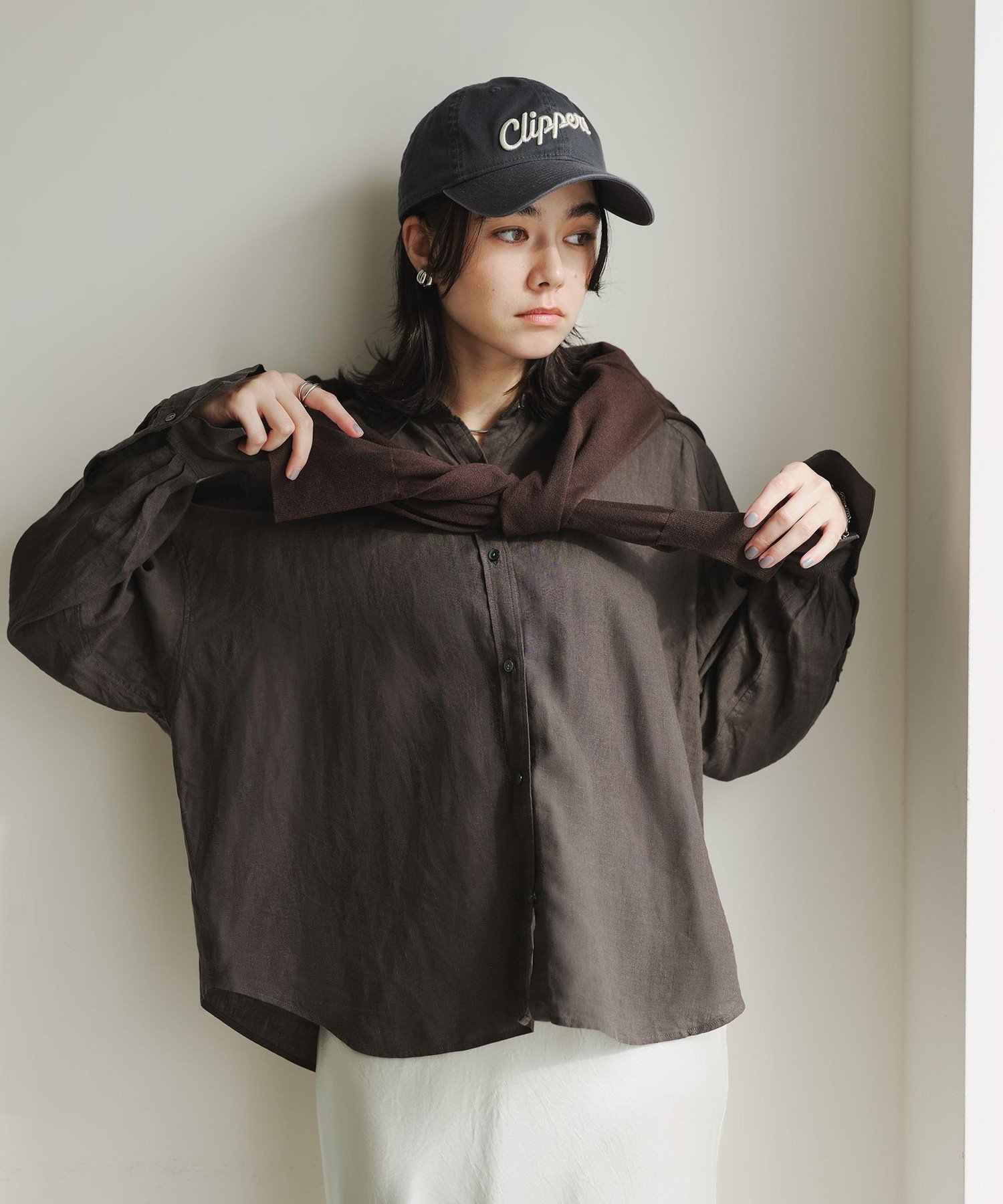 UNITED ARROWS green label relaxing 【結論シリーズ】リネンバランスシャツ[size ...