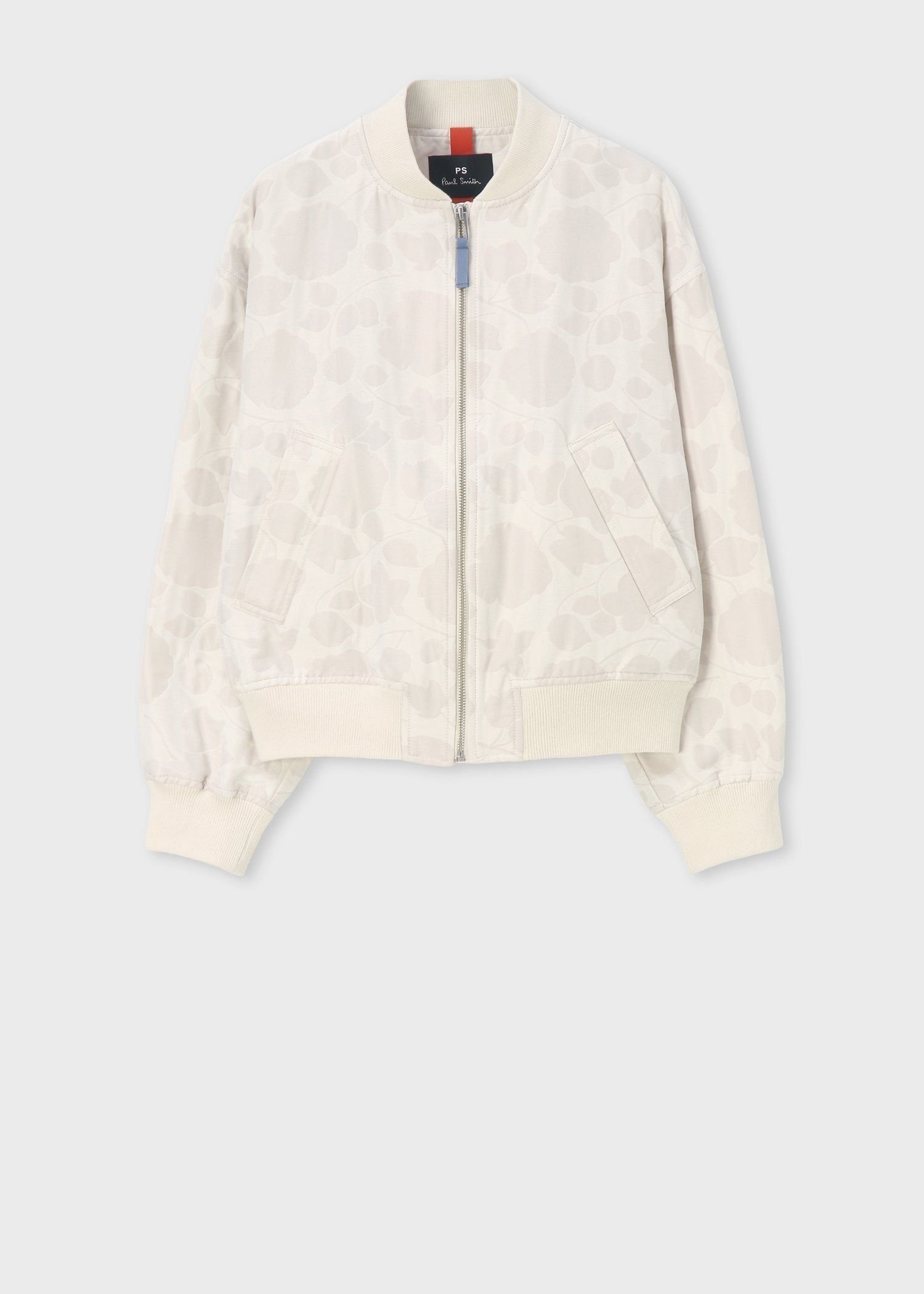 ウィメンズ "Perforated Floral" ジャカード ブルゾン ポール・スミス ジャケット・アウター ブルゾン・ジャンパー ネイビー ホワイト
