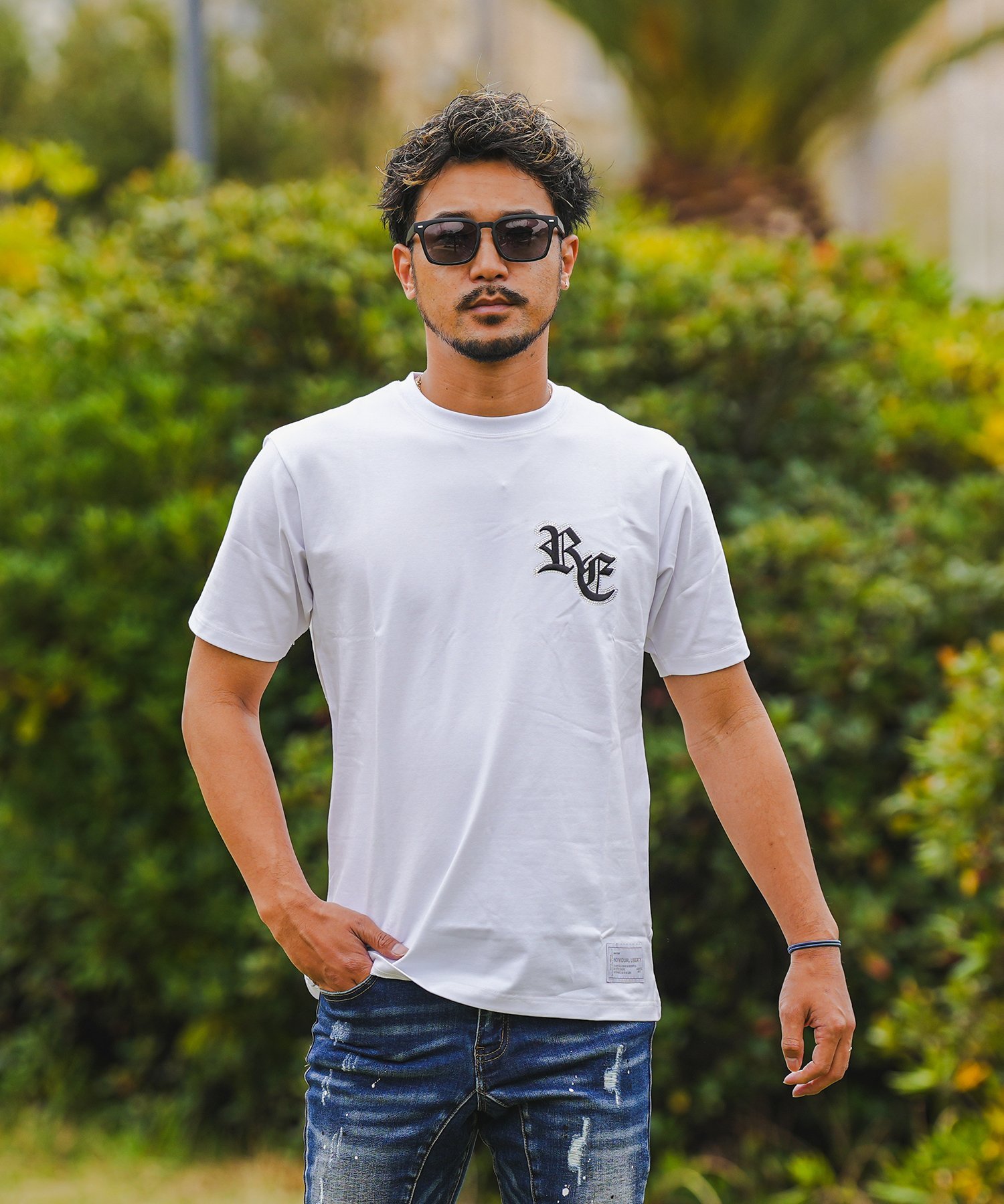 Retro Engine RTEG O.E R&E TEE アダムスジャグラー トップス カットソー・Tシャツ ブラック ホワイト【送料無料】