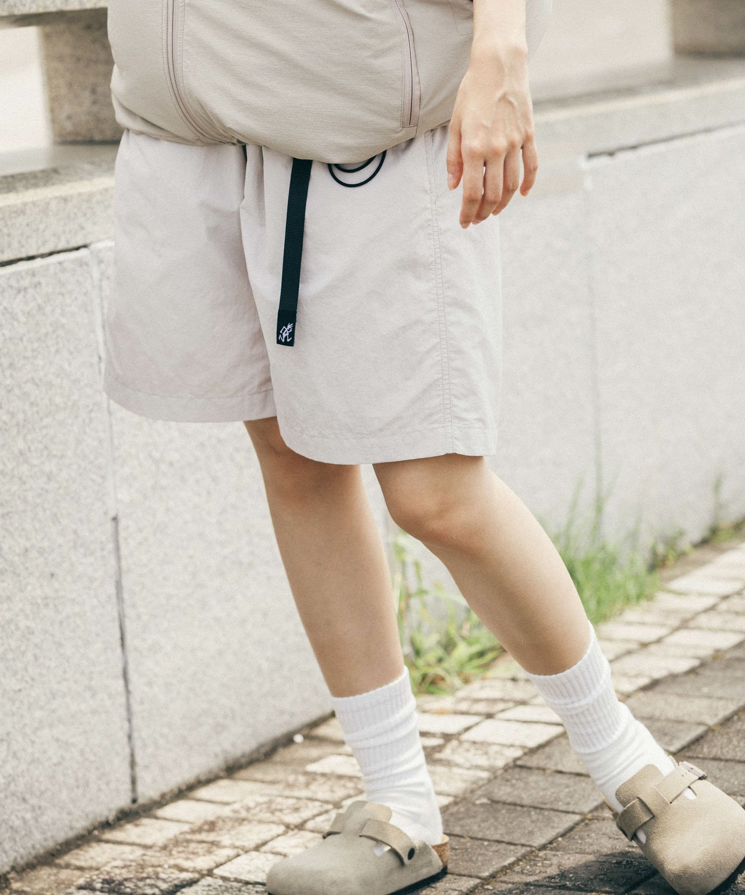 BUYERS SELECT Gramicci for LOWERCASE NYLON LOOSE SHORT ユーアールビーエス パンツ その他のパンツ ブラック ブラウン ホワイト ネイビー