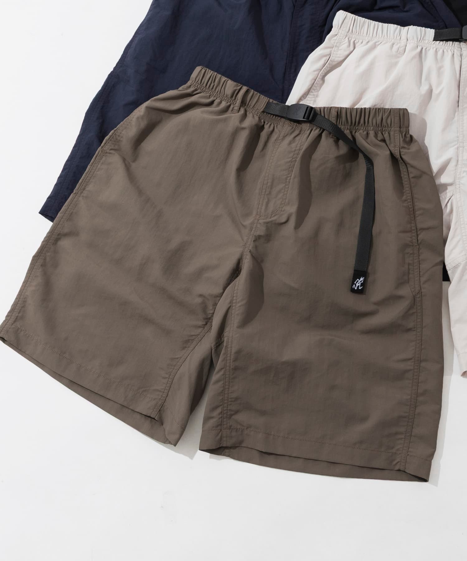 URBAN RESEARCH BUYERS SELECT Gramicci for LOWERCASE NYLON LOOSE SHORT ユーアールビーエス パンツ その他のパンツ ブラック ブラウン ホワイト ネイビー