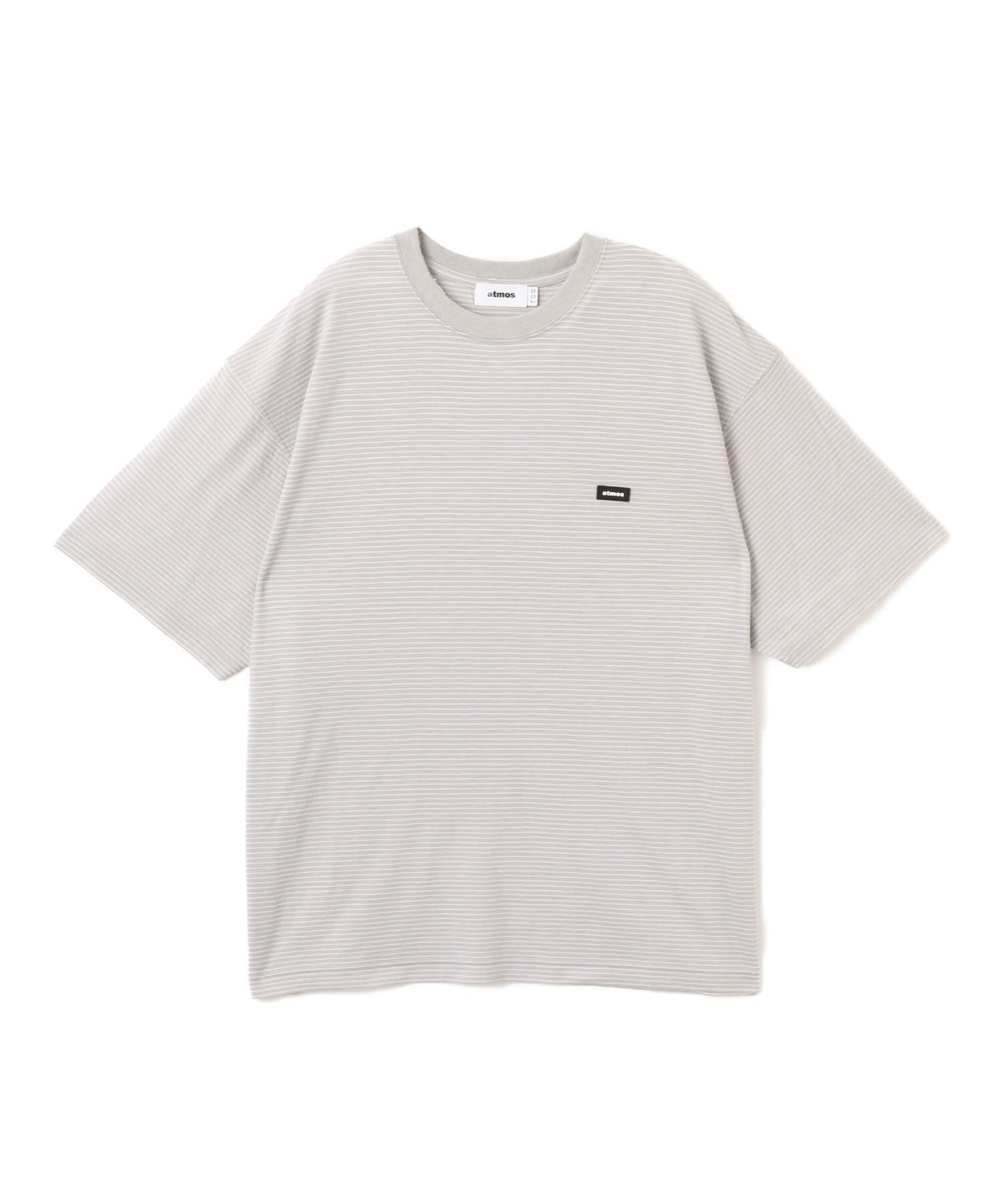 atmos atmos Merino Wool Knit Border T-Shirt GRAY アトモス トップス カットソー・Tシャツ グレー