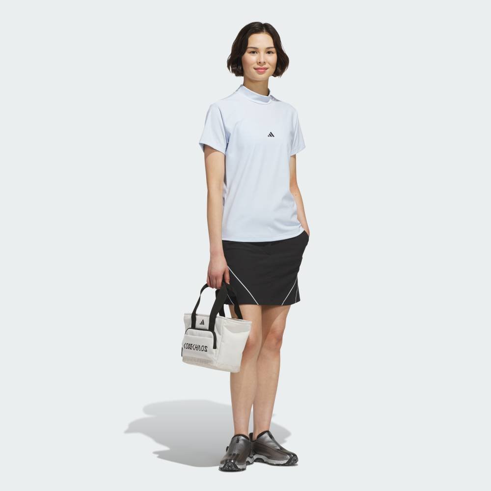 【公式】アディダス adidas 返品可 コードカオス モックネック 半袖シャツ アディダス トップス カットソー・Tシャツ ブルー