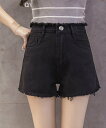【SALE/35%OFF】miniministore デニムショートパンツ レディース 短パン ミニミニストア パンツ ジーンズ・デニムパンツ ブラック ホワイ...