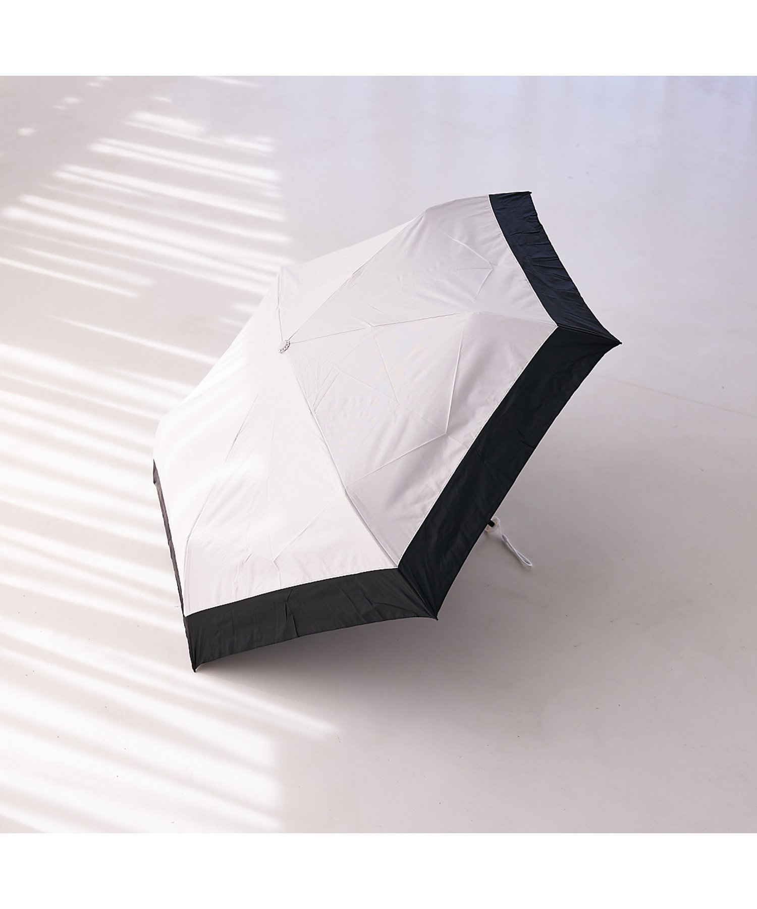 collex 【a.s.s.a】ブラック切替晴雨兼用折畳傘 HEAT DOWN PARASOL コレックス ファッション雑貨 折り..