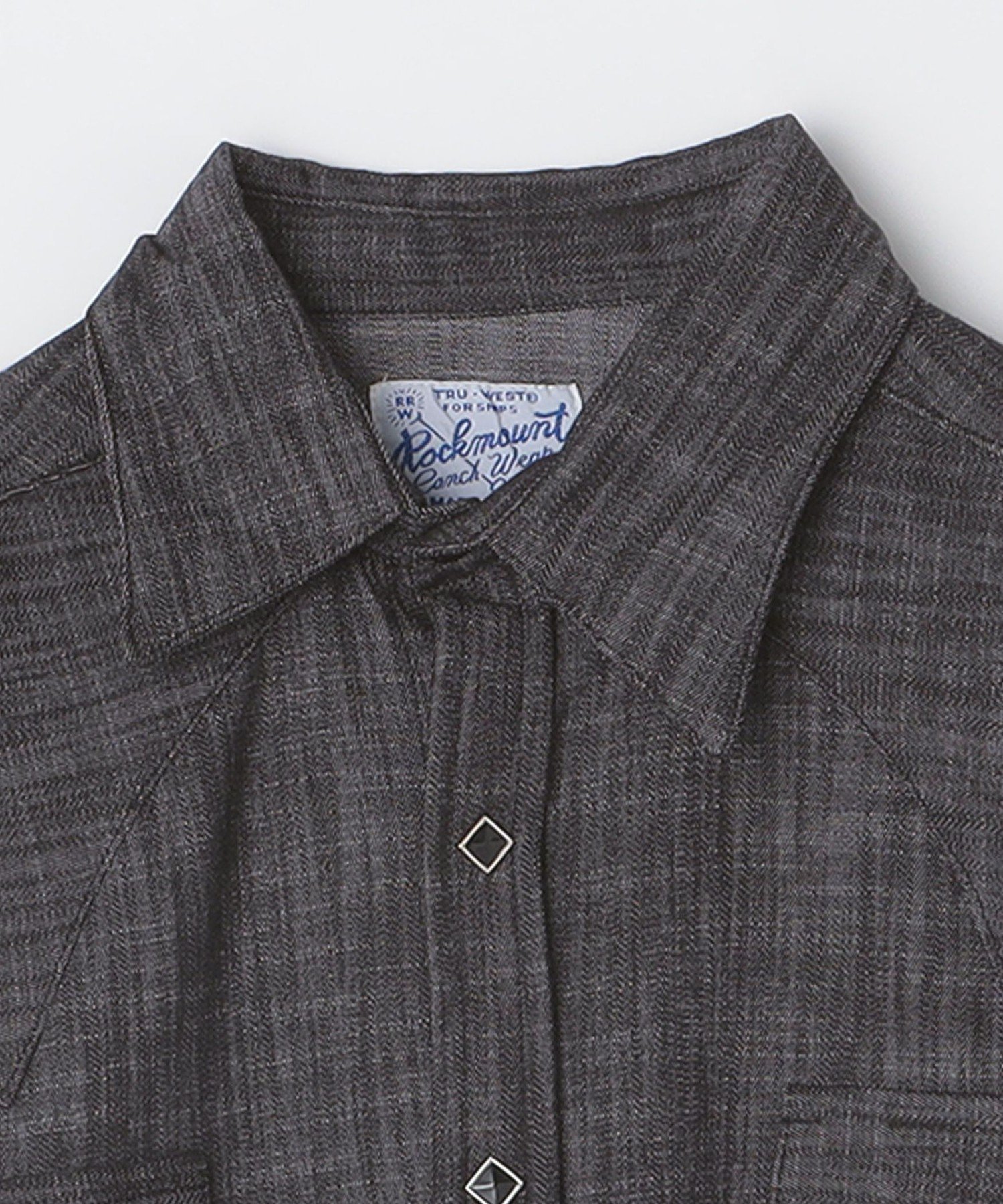 【SALE／40%OFF】SHIPS MEN ROCKMOUNT: リラックス デニム ウエスタン シャツ シップス トップス シャツ・ブラウス ブラック【送料無料】