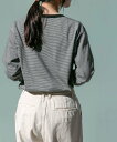 URBAN RESEARCH DOORS FORK&SPOON CAVEボーダーロングスリーブTシャツ アーバンリサーチドアーズ トップス カットソー・Tシャツ...