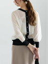 【SALE/30%OFF】Te chichi Levita14G前後2WAYクルーカーディガン テチチ トップス カーディガン ブラック グレー ブラウン ホワ...