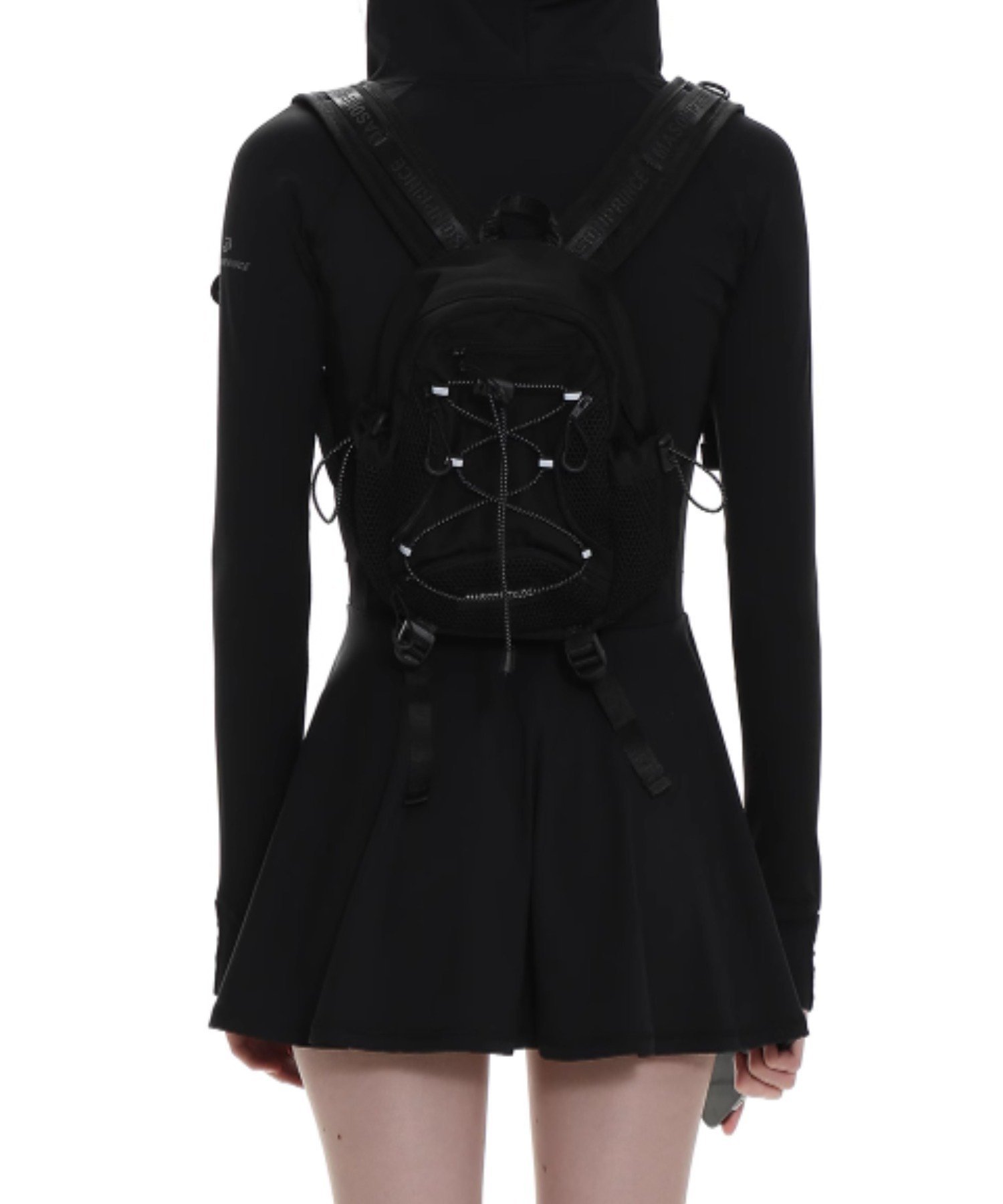 MASONPRINCE ミニサイズ サイドポケット付き リュック バックパック BB2152【MASONPRINCE】 チュクラ バッグ リュック・バックパック ブラック【送料無料】