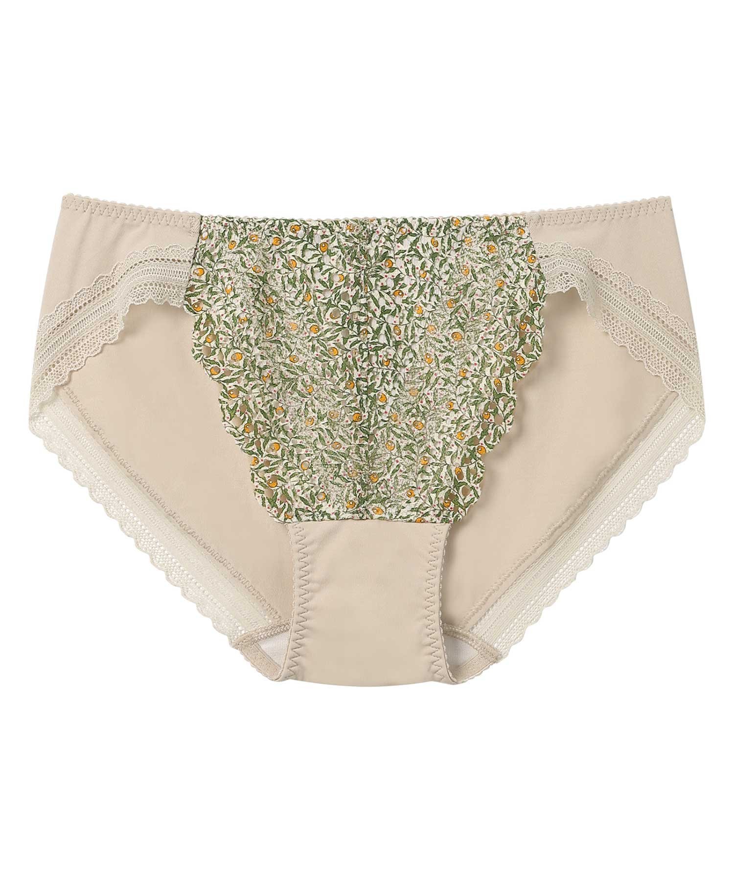 【SALE／10%OFF】une nana cool MADE WITH LIBERTY FABRIC レースショーツ ウンナナクール インナー・ルームウェア ショーツ ネイビー グリーン ベージュ 2