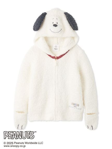 gelato pique 【PEANUTS PUPPIES】【KIDS】スヌーピーパーカ ジェラートピケ トップス パーカー・フーディー ホワイト【送料無料】のサムネイル