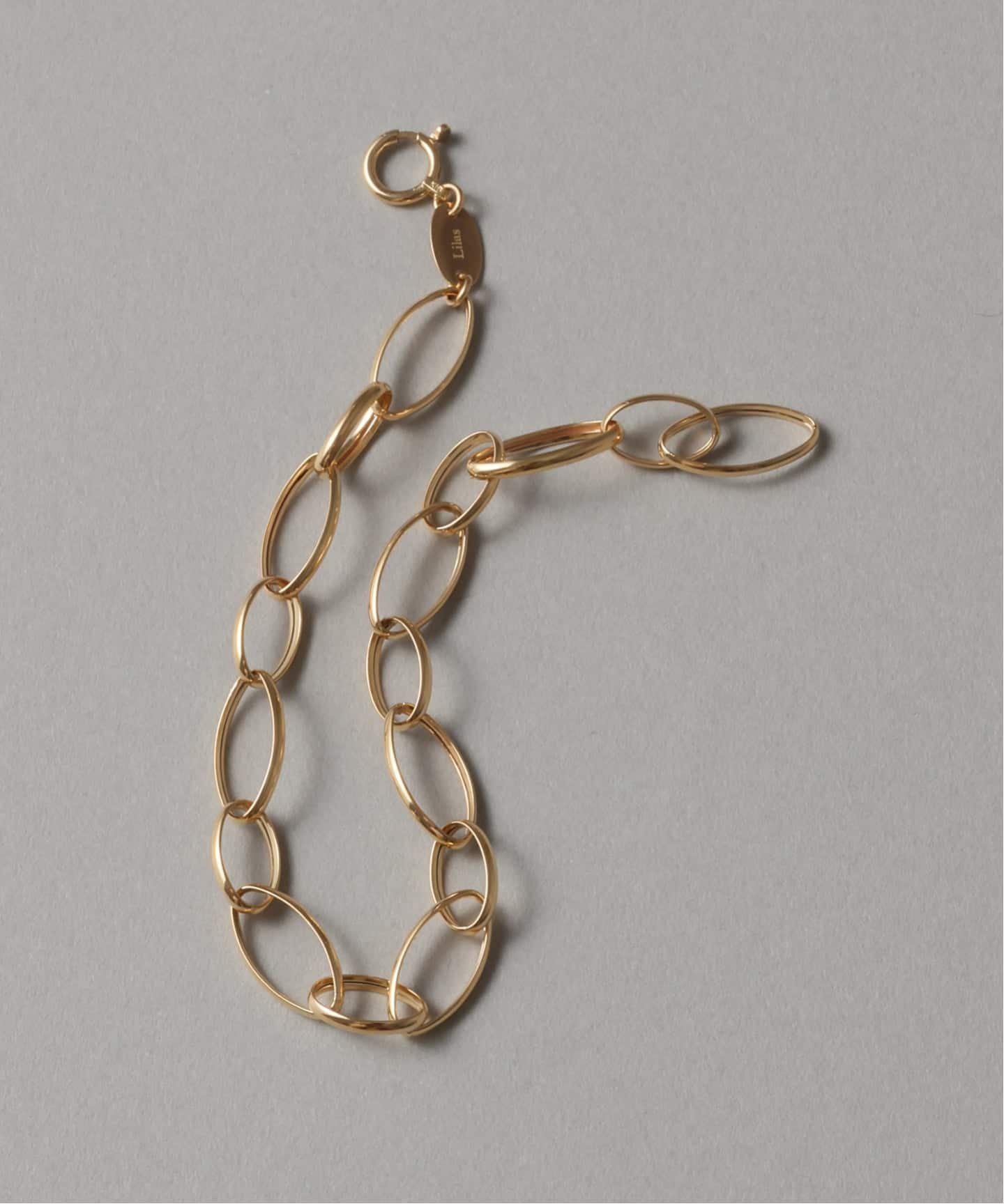 Lilas オーバルチェーンブレスレット K18 スピックアンドスパン アクセサリー・腕時計 ブレスレット・バングル ゴールド stylife-15490717 Rakuten Fashion サンプル画像3