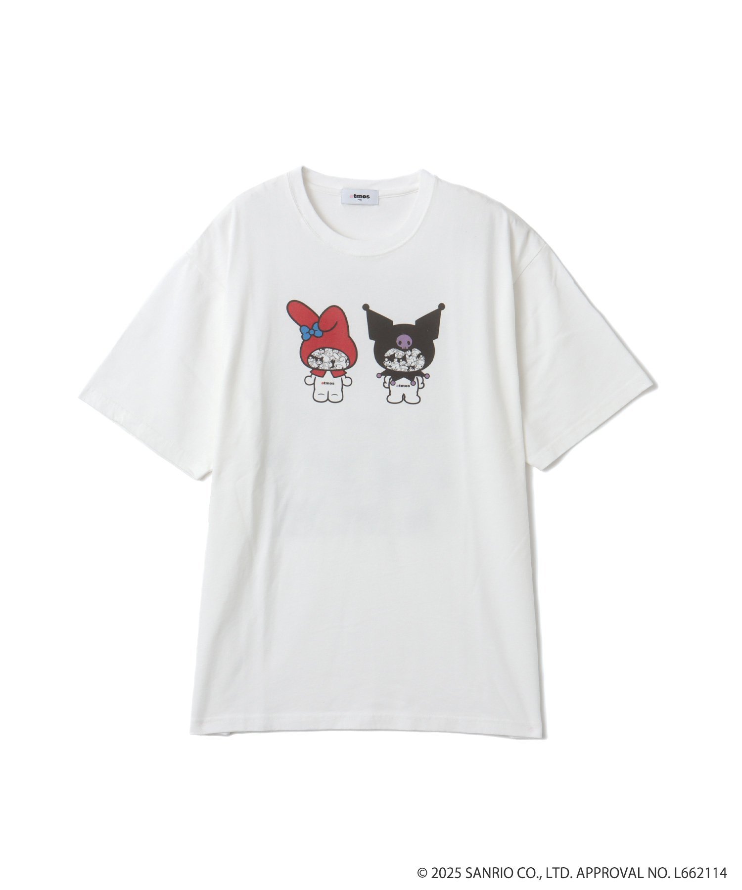 atmos pink atmos pink x MY MELODY &KUROMI Vintage Big T-shirt WHITE アトモス トップス カットソー・Tシャツ ホワイト