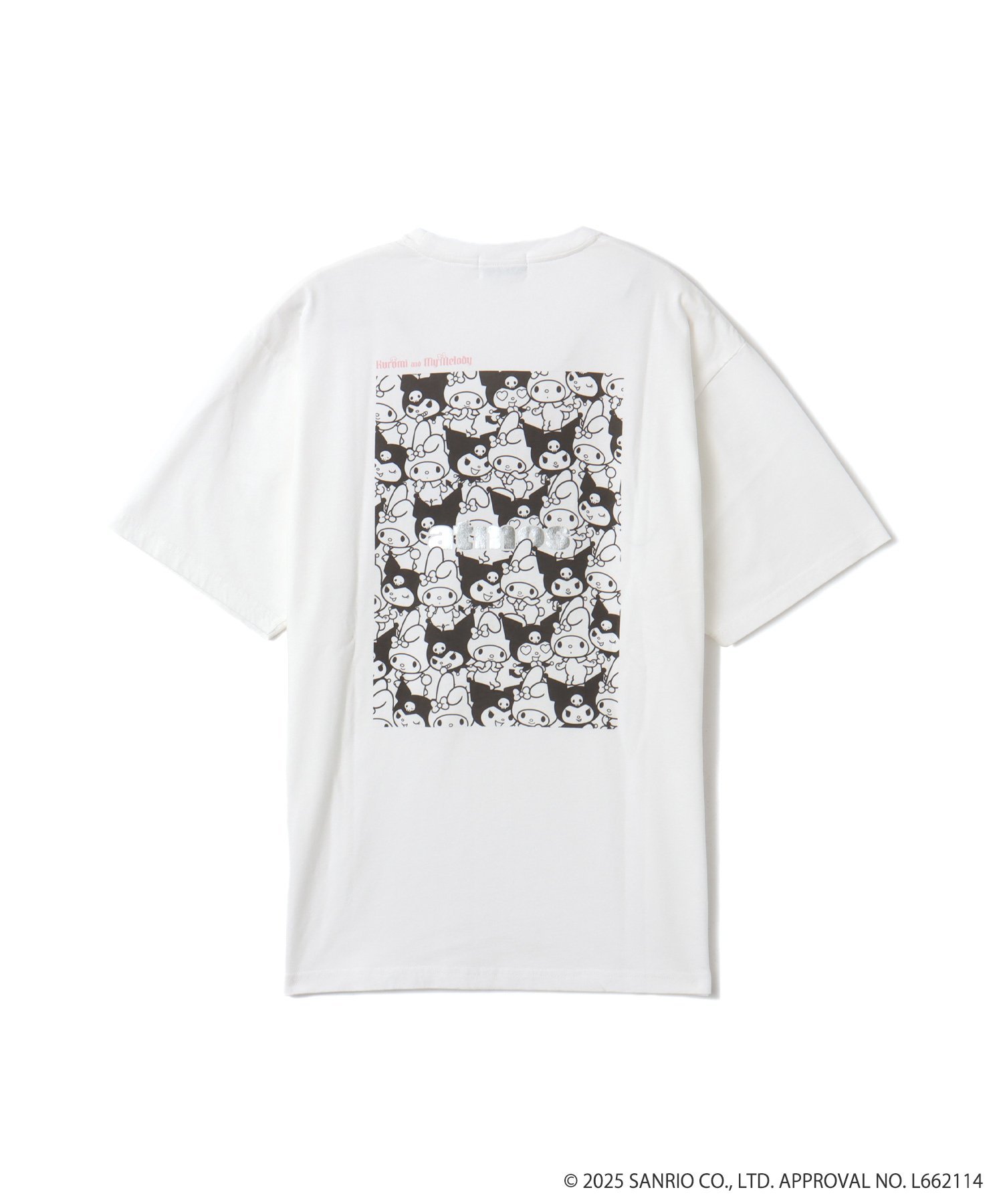 atmos pink atmos pink x MY MELODY &KUROMI Vintage Big T-shirt WHITE アトモス トップス カットソー・Tシャツ ホワイト