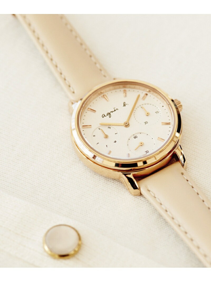 アニエスベー 腕時計（レディース） agnes b. FEMME LM02 WATCH FCST984 時計 アニエスベー アクセサリー・腕時計 腕時計 ホワイト【送料無料】