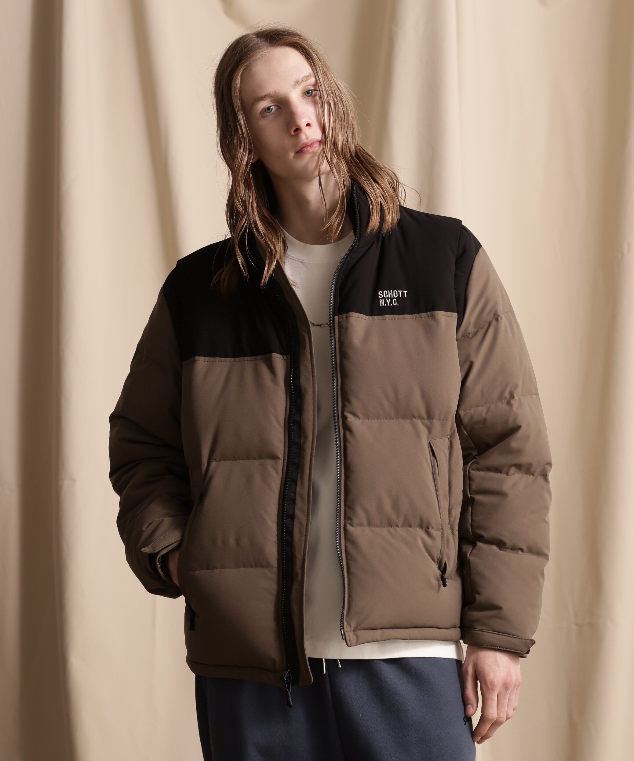 楽天市場】schott ダウン 2トーンの通販 楽天市場】schott ダウン 2トーンの通販