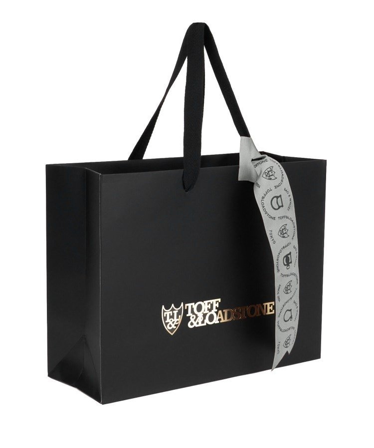 TOFF&LOADSTONE ギフト用ショッピングバッグ(M) トフアンドロードストーン 福袋・ギフト・その他 その他 ブラック